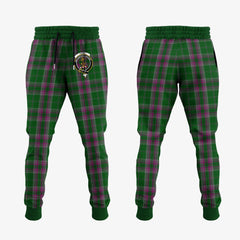 Clan Gray Hunting Tartan Crest Jogger Sweatpants PR68 Clan Gray Tartan Today   