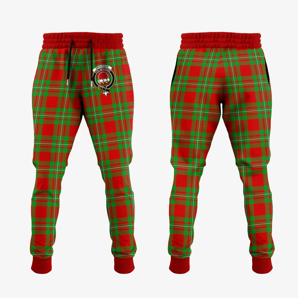 Clan Grierson Tartan Crest Jogger Sweatpants EX45 Clan Grierson Tartan Today   