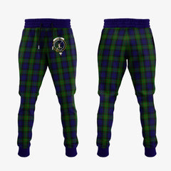 Clan Gunn Tartan Crest Jogger Sweatpants GS68 Clan Gunn Tartan Today   