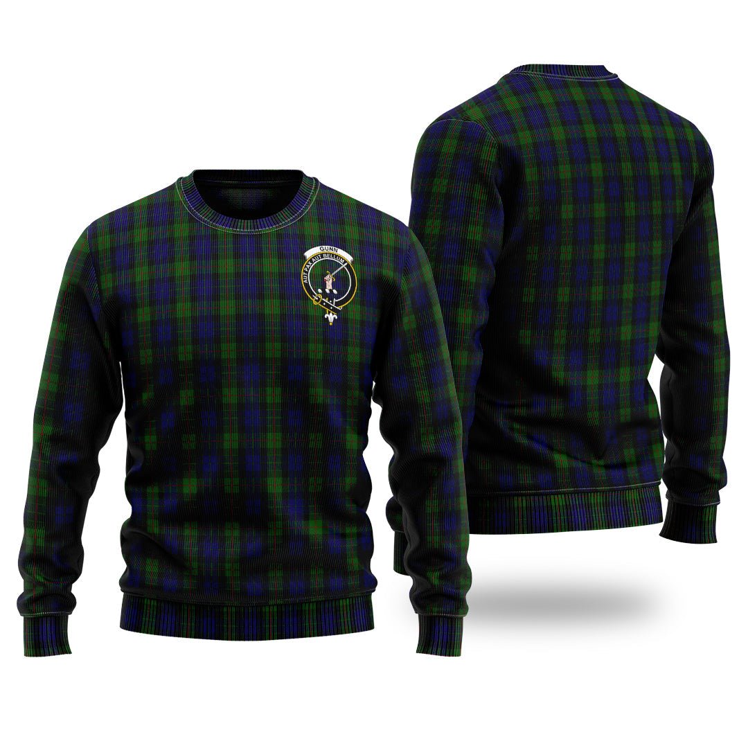 Clan Clan Gunn Tartan Christmas Ugly Sweater TG30 Gunn Tartan Tartan Sweater   