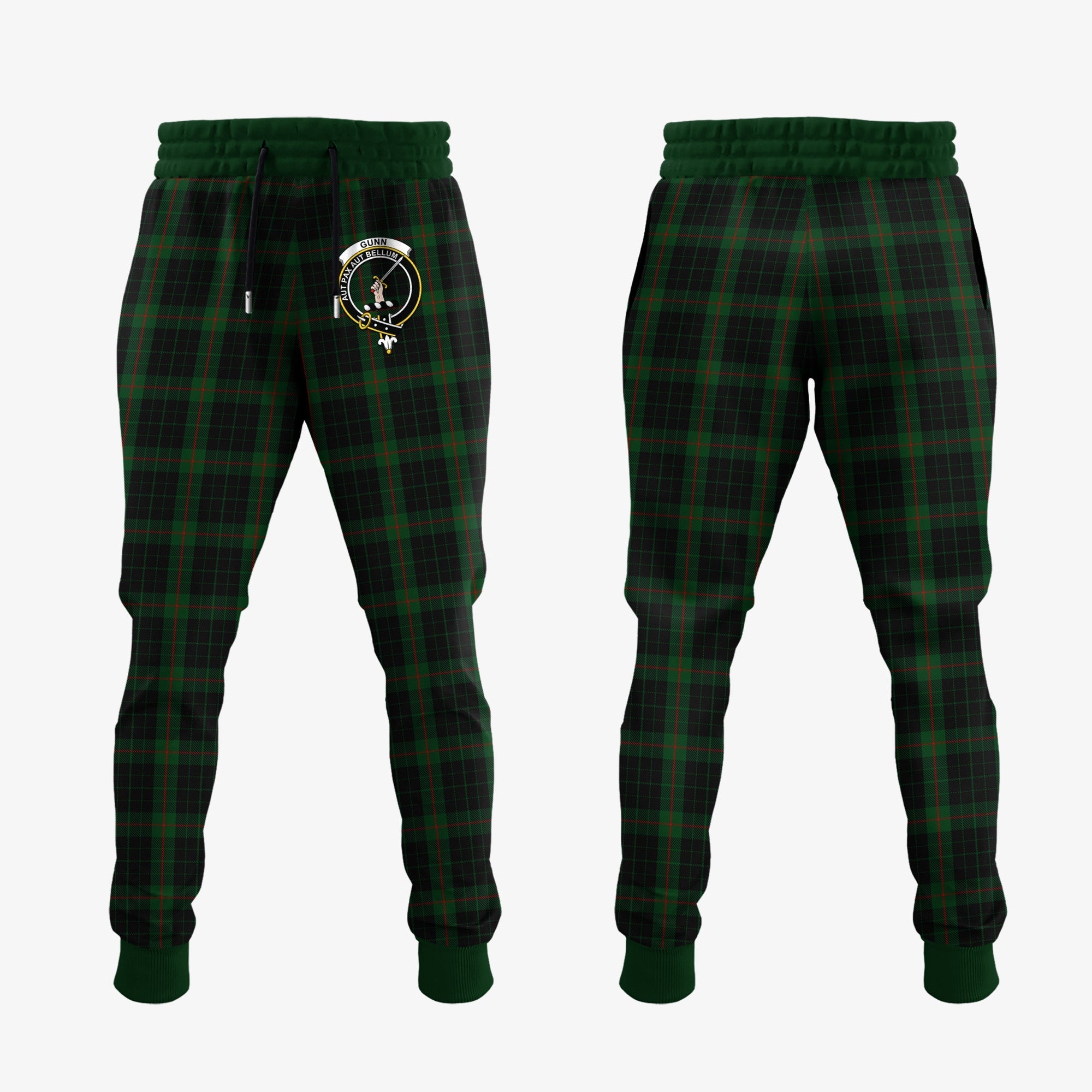 Clan Gunn Logan Tartan Crest Jogger Sweatpants ZM82 Clan Logan Tartan Today   