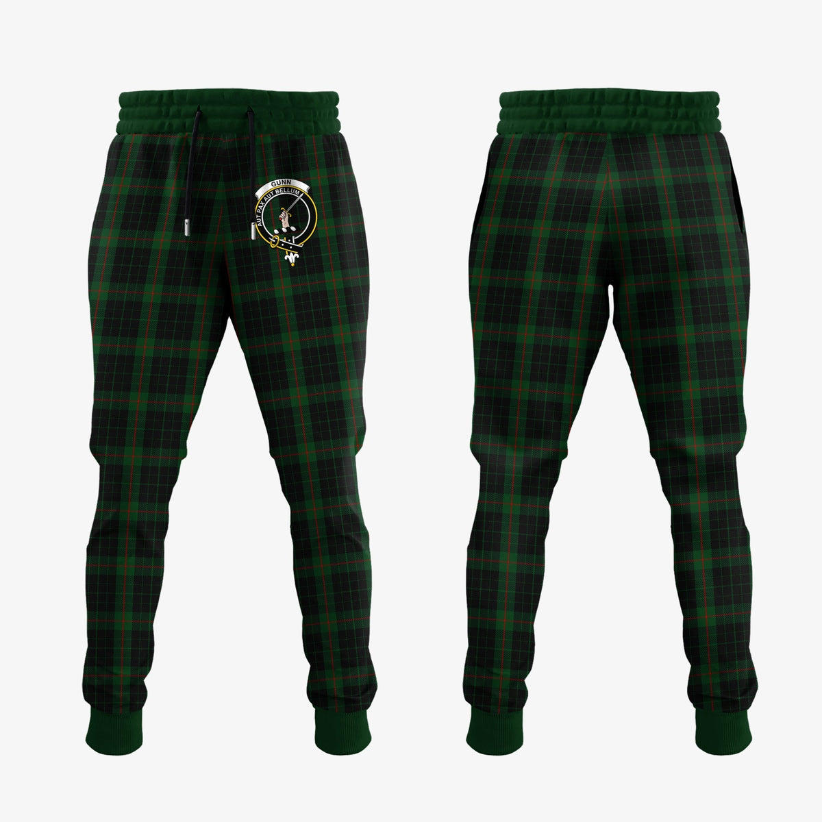 Clan Gunn Logan Tartan Crest Jogger Sweatpants ZM82 Clan Logan Tartan Today   