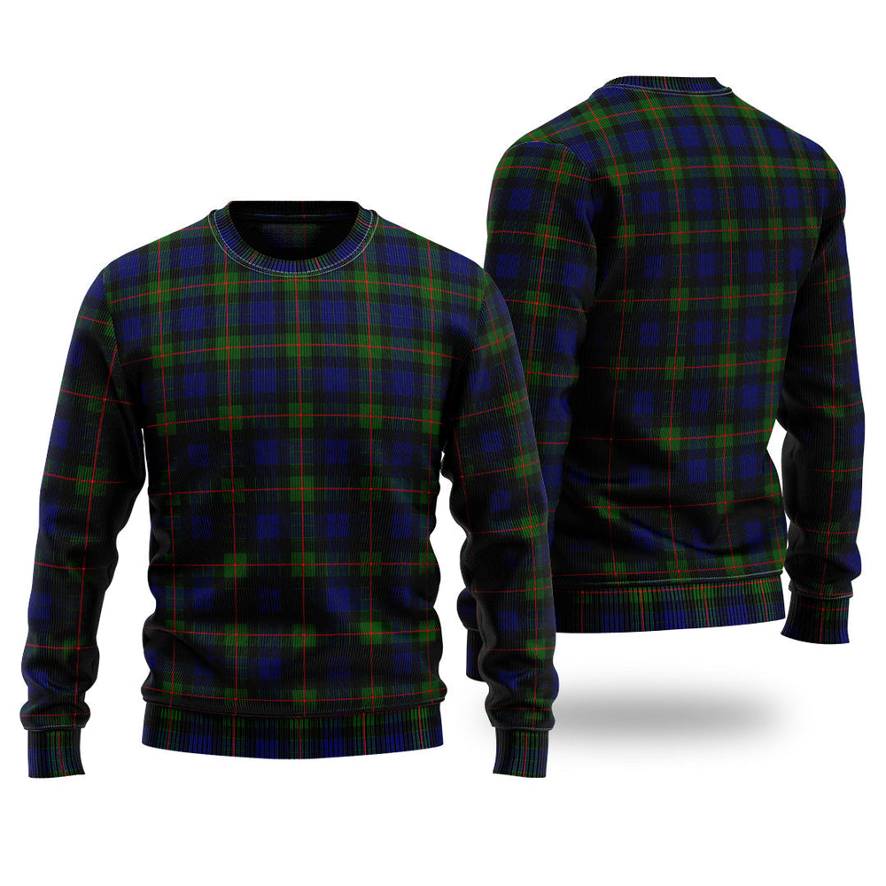Clan Gunn Modern Tartan Christmas Ugly Sweater FE85 Gunn Modern Tartan Tartan Sweater   