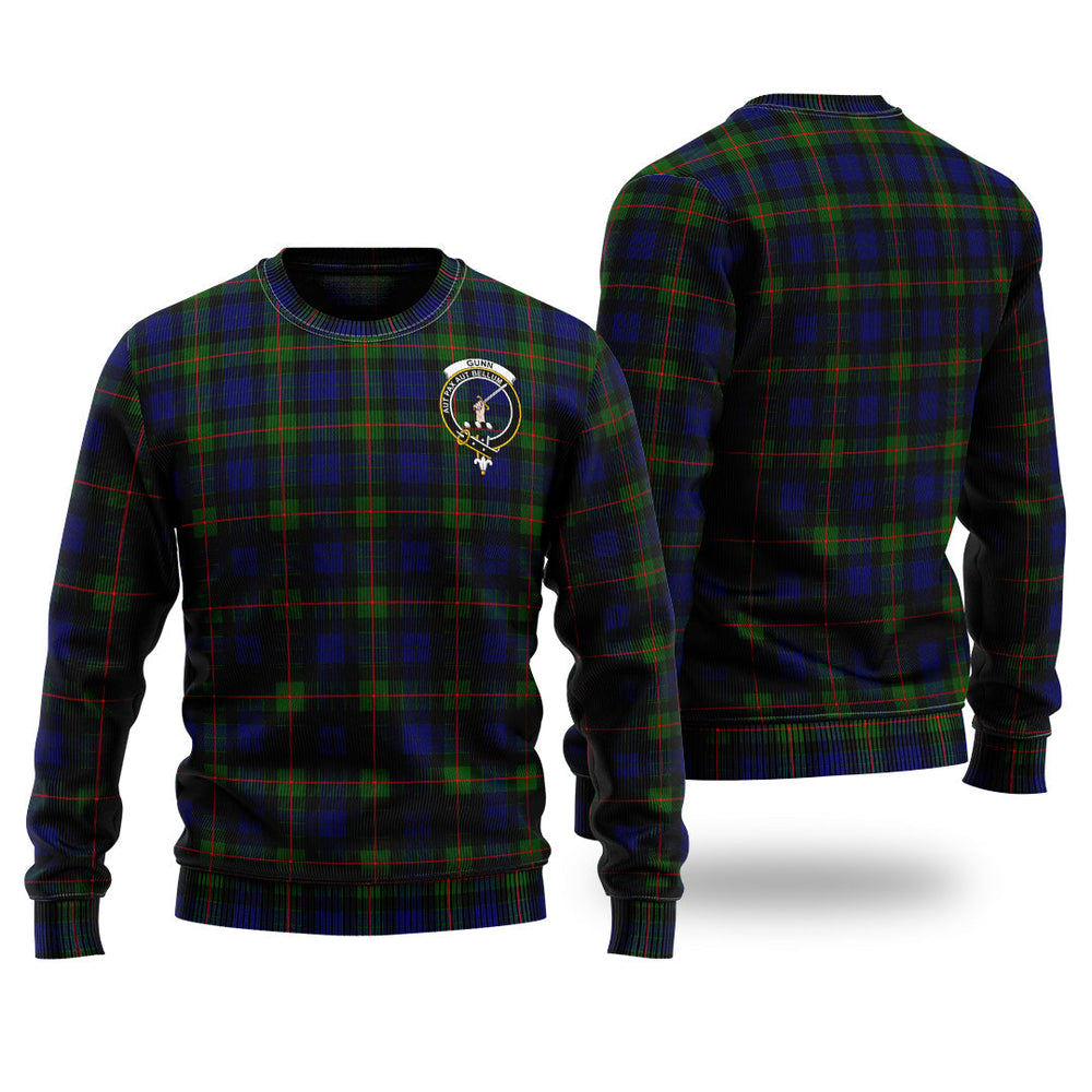 Clan Gunn Modern Tartan Christmas Ugly Sweater FE85 Gunn Modern Tartan Tartan Sweater   