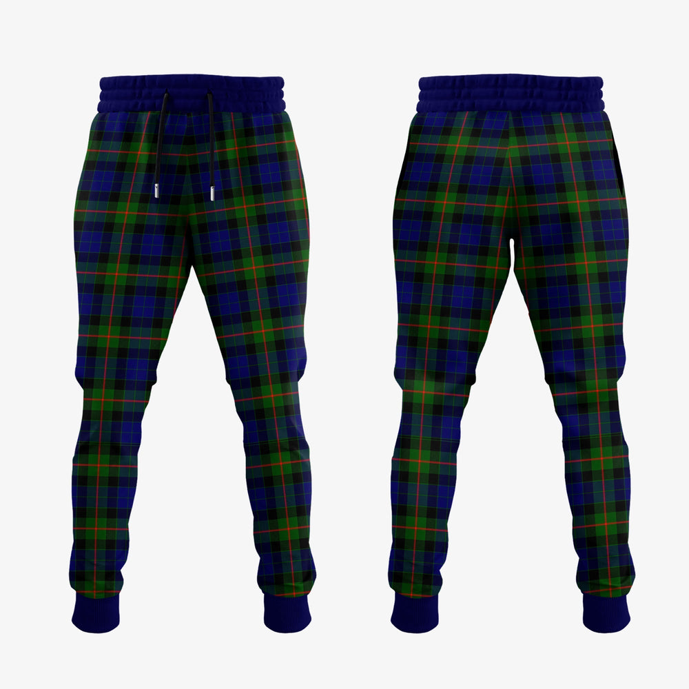 Clan Gunn Modern Tartan Crest Jogger Sweatpants UR86 Clan Gunn Tartan Today   