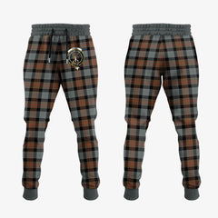 Clan Gunn Weathered Tartan Crest Jogger Sweatpants SC29 Clan Gunn Tartan Today   