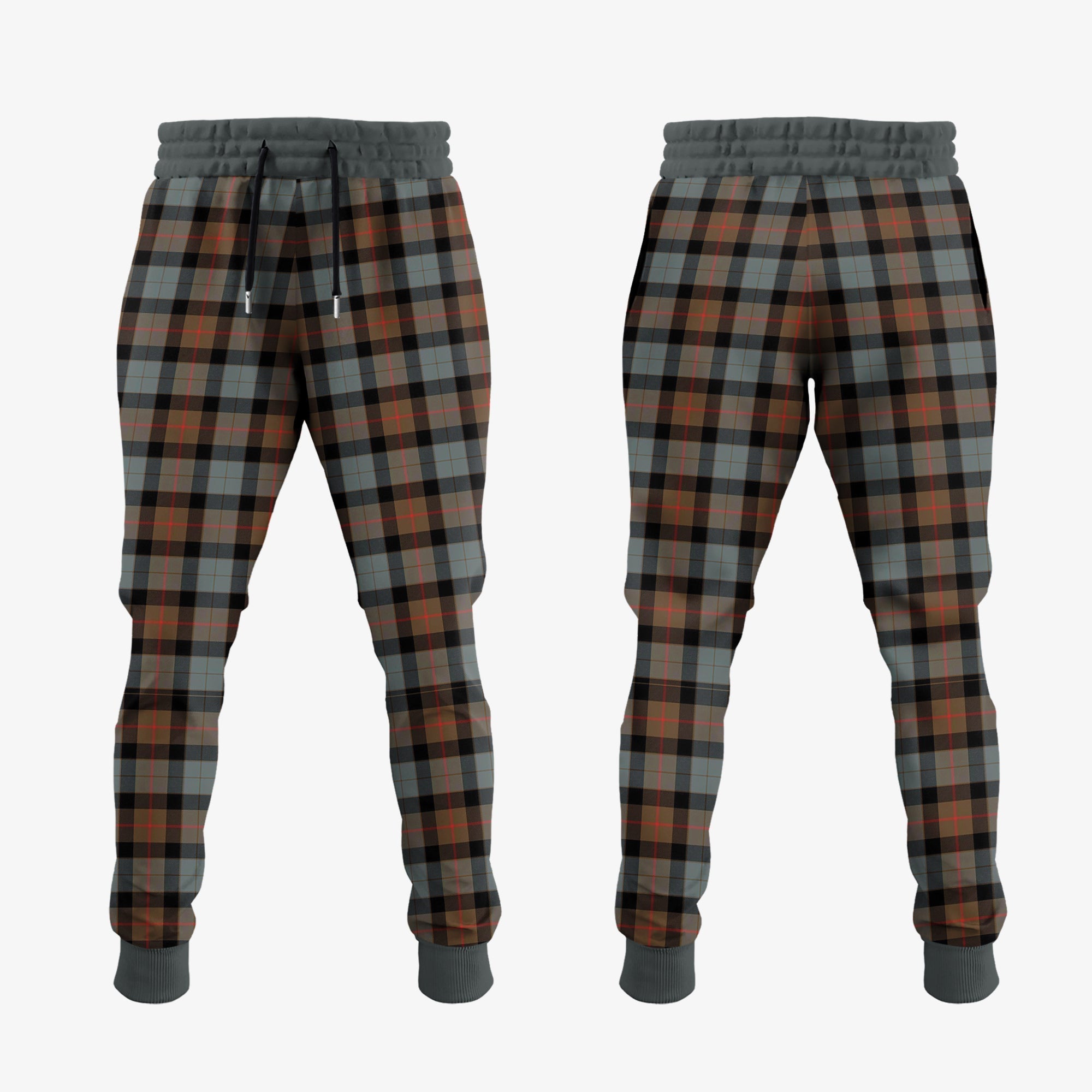 Clan Gunn Weathered Tartan Crest Jogger Sweatpants SC29 Clan Gunn Tartan Today   