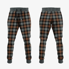 Clan Gunn Weathered Tartan Crest Jogger Sweatpants SC29 Clan Gunn Tartan Today   