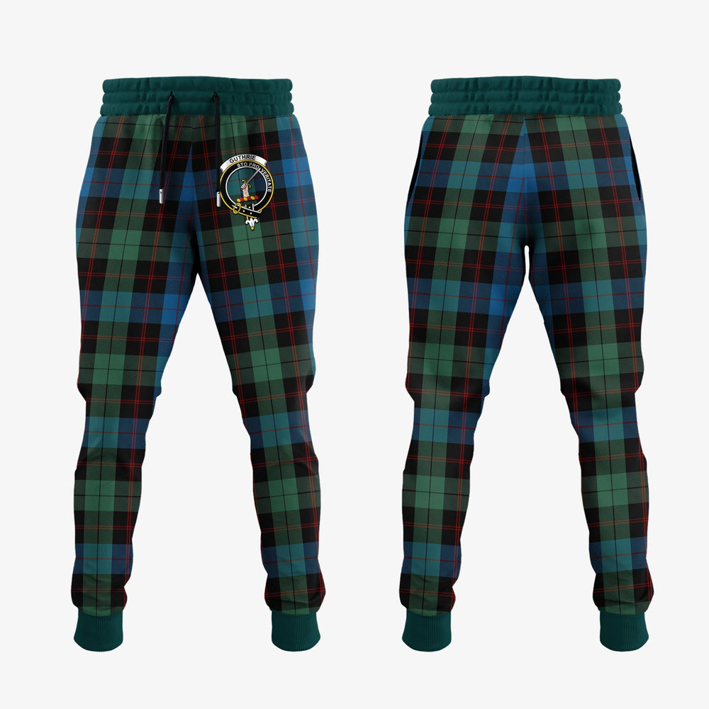 Clan Guthrie Tartan Crest Jogger Sweatpants ZV14 Clan Guthrie Tartan Today   