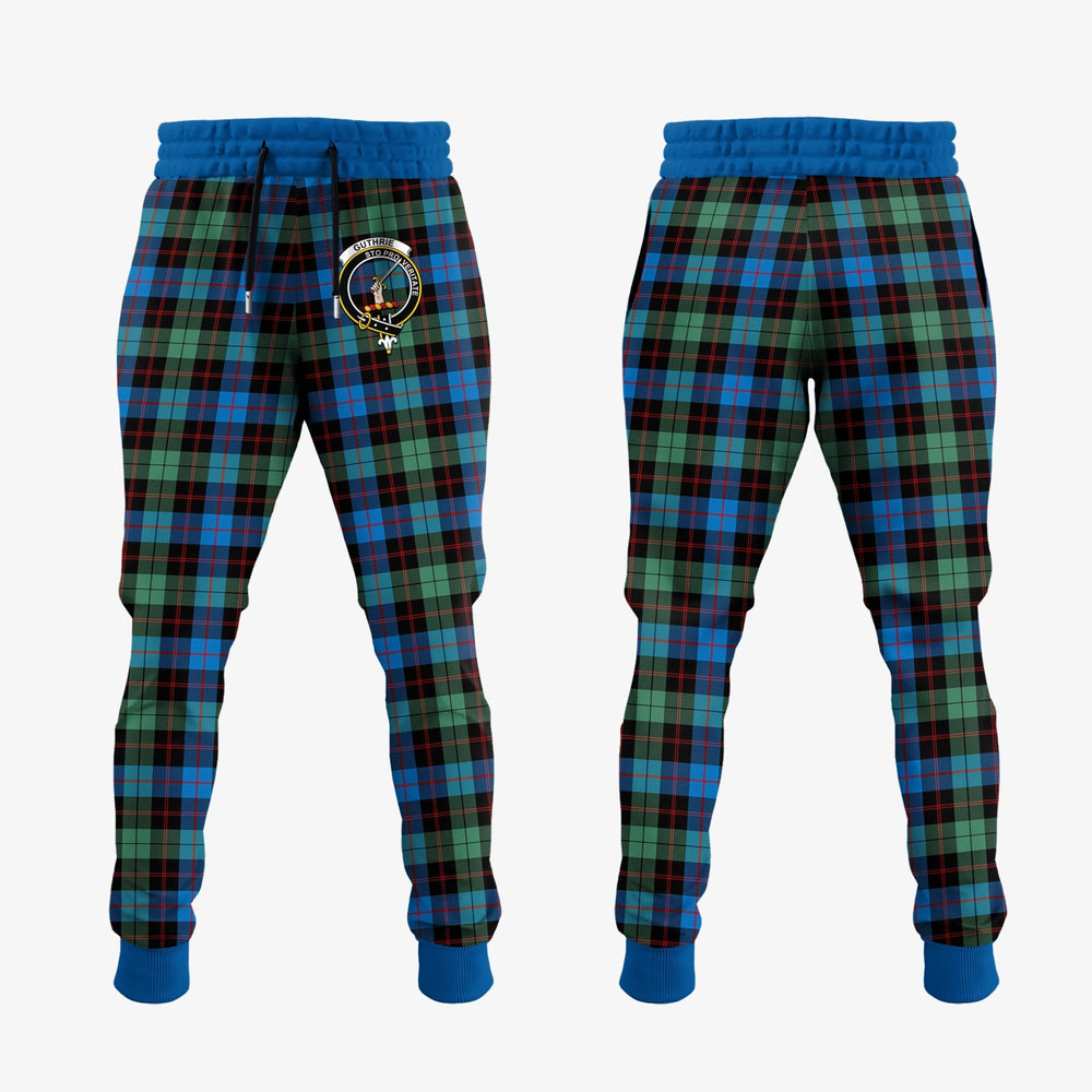 Clan Guthrie Ancient Tartan Crest Jogger Sweatpants FL22 Clan Guthrie Tartan Today   
