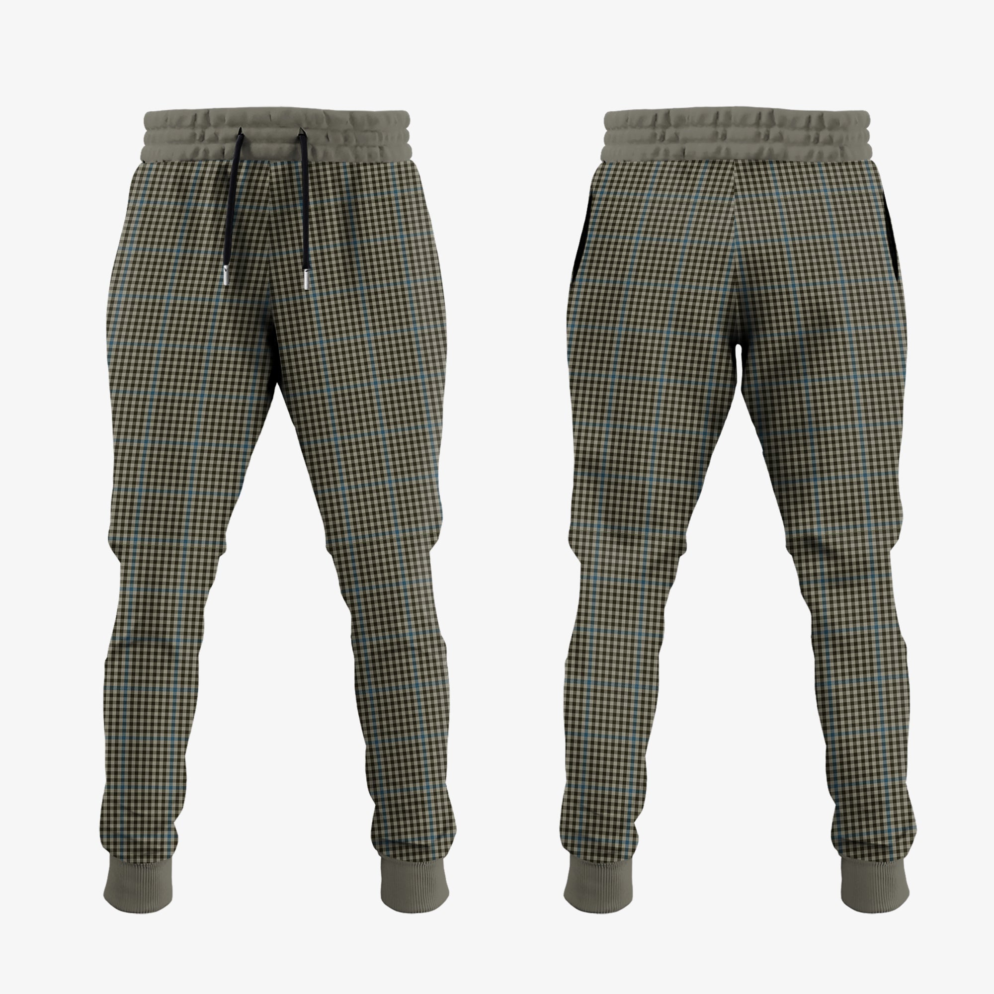 Clan Haig Tartan Crest Jogger Sweatpants RX24 Clan Haig Tartan Today   