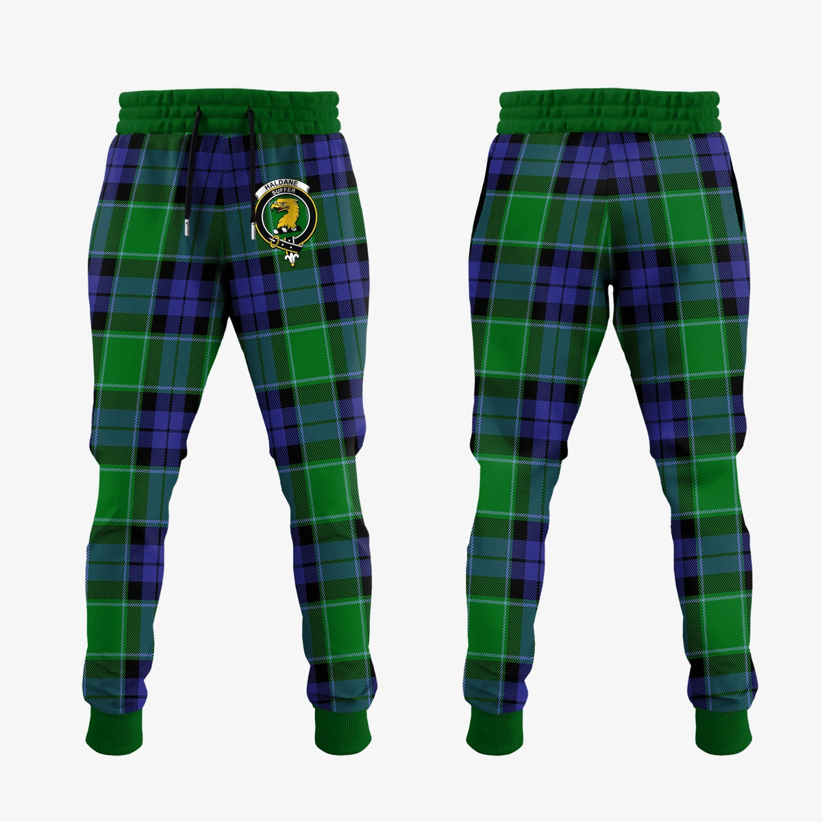 Clan Haldane Tartan Crest Jogger Sweatpants HB47 Clan Haldane Tartan Today   
