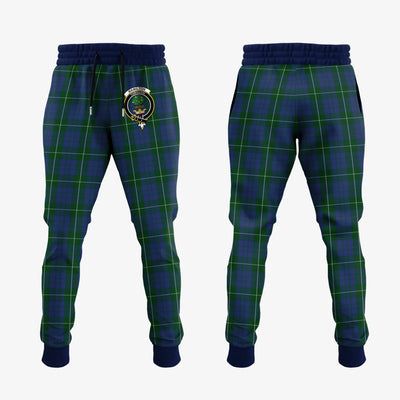 Clan Hamilton Hunting Tartan Crest Jogger Sweatpants KF95