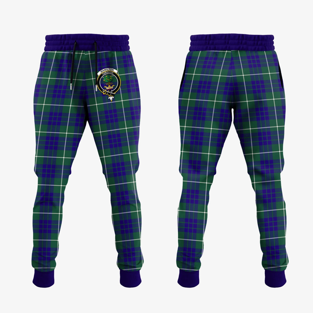 Clan Hamilton Hunting Modern Tartan Crest Jogger Sweatpants CQ82 Clan Hamilton Tartan Today   