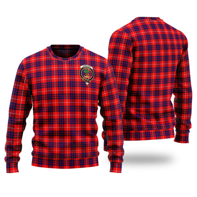 Clan Hamilton Modern Tartan Christmas Ugly Sweater UA48