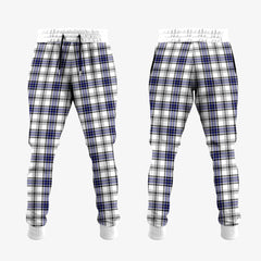 Clan Hannay Modern Tartan Crest Jogger Sweatpants HU81 Clan Hannay Tartan Today   