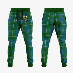 Clan Hay Hunting Tartan Crest Jogger Sweatpants TA90 Clan Hay Tartan Today   