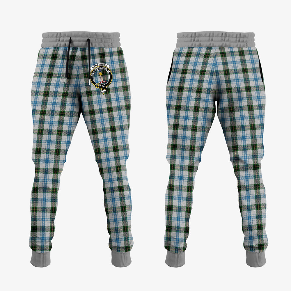 Clan Henderson Dress Tartan Crest Jogger Sweatpants IN70 Clan Henderson Tartan Today   