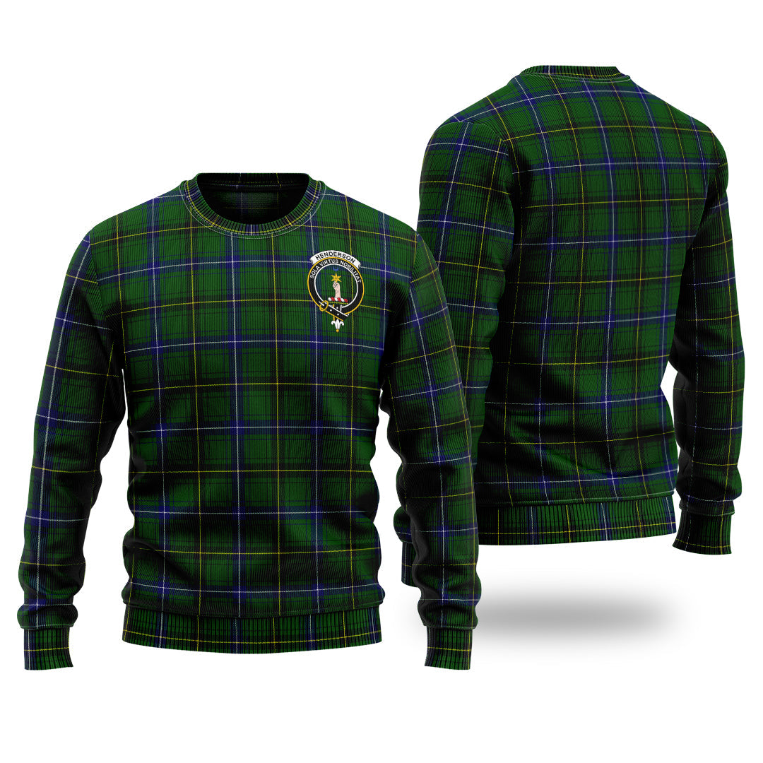 Clan Henderson Modern Tartan Christmas Ugly Sweater GT21 Henderson Modern Tartan Tartan Sweater   