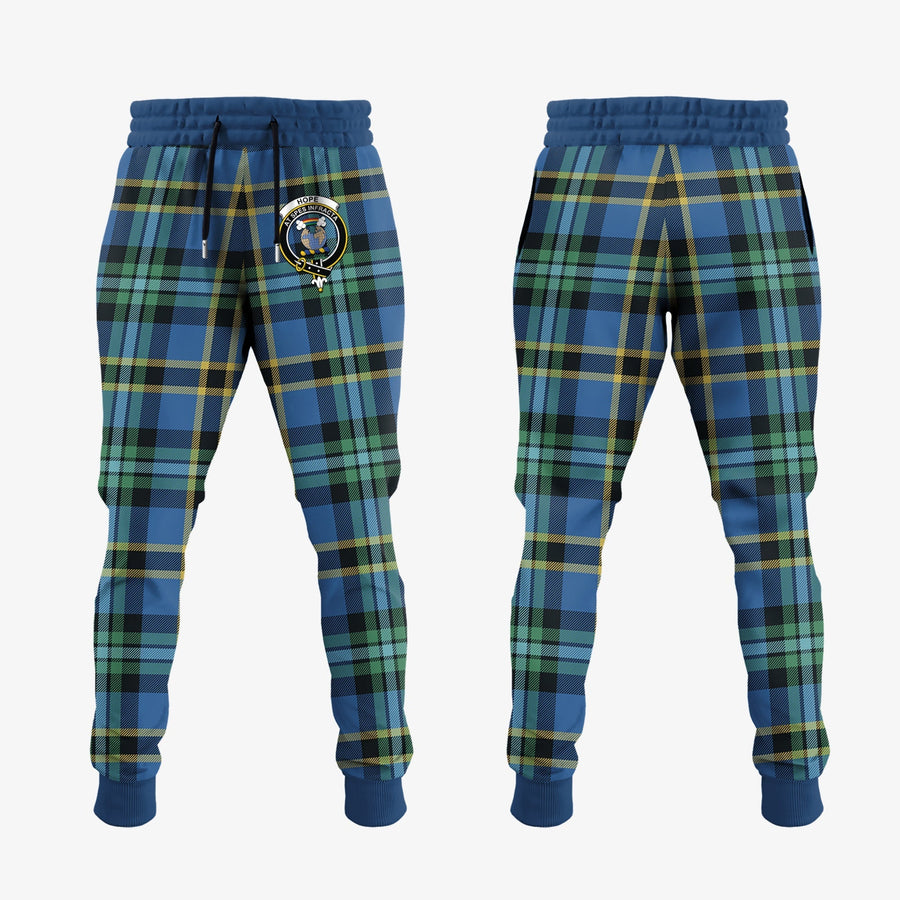 Clan Hope Ancient Tartan Crest Jogger Sweatpants