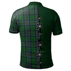 Clan Hope Vere Tartan Polo Shirt - Lion Rampant And Celtic Thistle Style QC69 Hope Vere Tartan Tartan Polo   