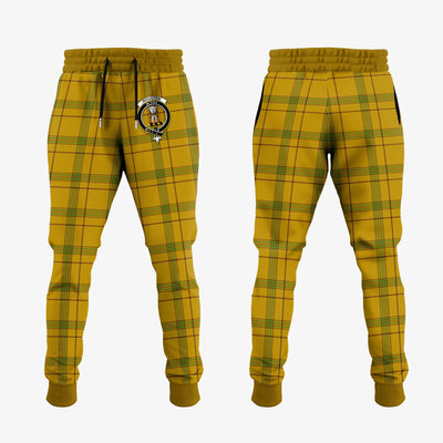 Clan Houston Tartan Crest Jogger Sweatpants