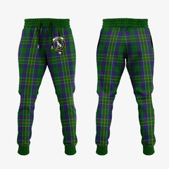 Clan Hunter Of Hunterston Tartan Crest Jogger Sweatpants TK79 Clan Hunter Tartan Today   