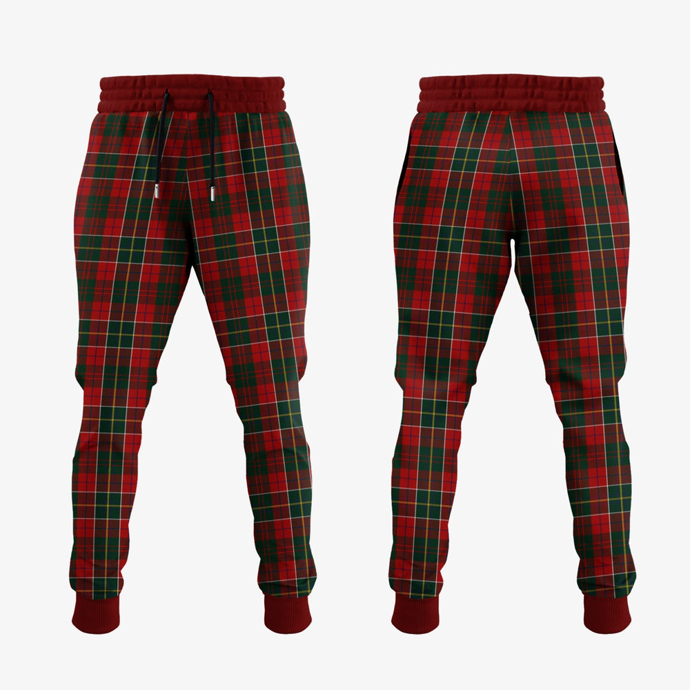 Clan Hunter USA Tartan Crest Jogger Sweatpants PM78 Clan Hunter Tartan Today   