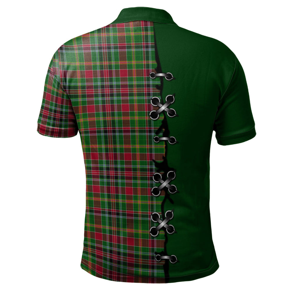 Clan Hunter Wilsons Tartan Polo Shirt - Lion Rampant And Celtic Thistle Style FZ35 Hunter Wilsons Tartan Tartan Polo   