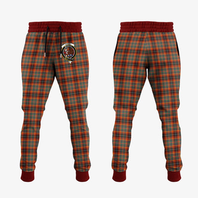 Clan Innes Ancient Tartan Crest Jogger Sweatpants YL41