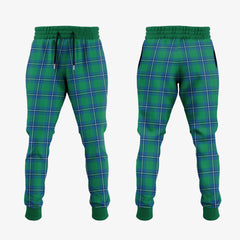 Clan Irvine Ancient Tartan Crest Jogger Sweatpants VG12 Clan Irvine Tartan Today   
