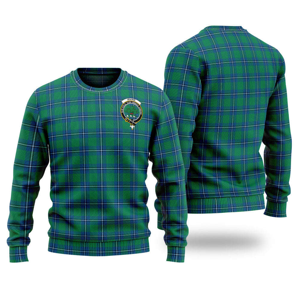 Clan Irvine Ancient Tartan Christmas Ugly Sweater DI50 Irvine Ancient Tartan Tartan Sweater   