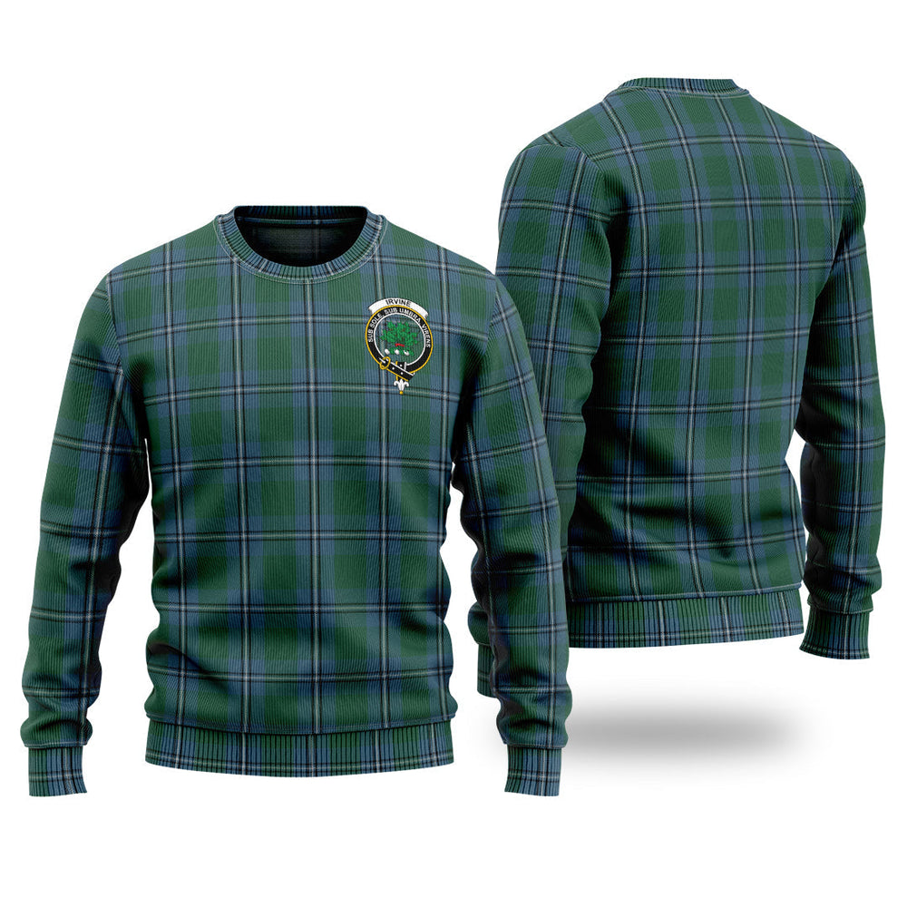 Clan Irvine Of Drum Tartan Christmas Ugly Sweater ZA81 Irvine Of Drum Tartan Tartan Sweater   