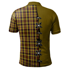 Clan Jardine Tartan Polo Shirt - Lion Rampant And Celtic Thistle Style JL19 Jardine Tartan Tartan Polo   