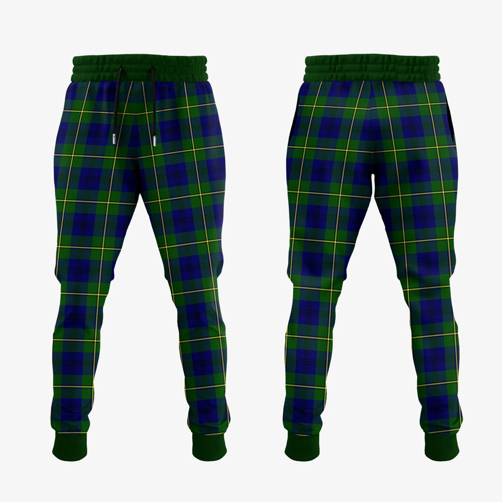 Clan Johnston Modern Tartan Crest Jogger Sweatpants DJ94 Clan Johnston Tartan Today   