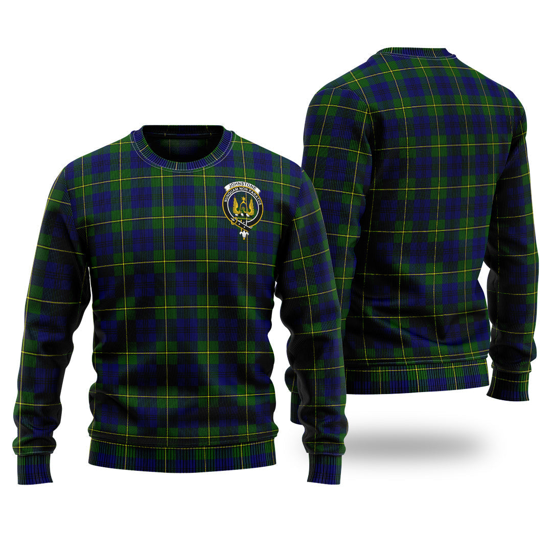 Clan Johnstone Modern Tartan Christmas Ugly Sweater QE97 Johnstone Modern Tartan Tartan Sweater   