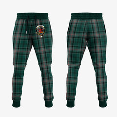 Clan Kelly Of Sleat Hunting Tartan Crest Jogger Sweatpants KW80 Clan Kelly Tartan Today   