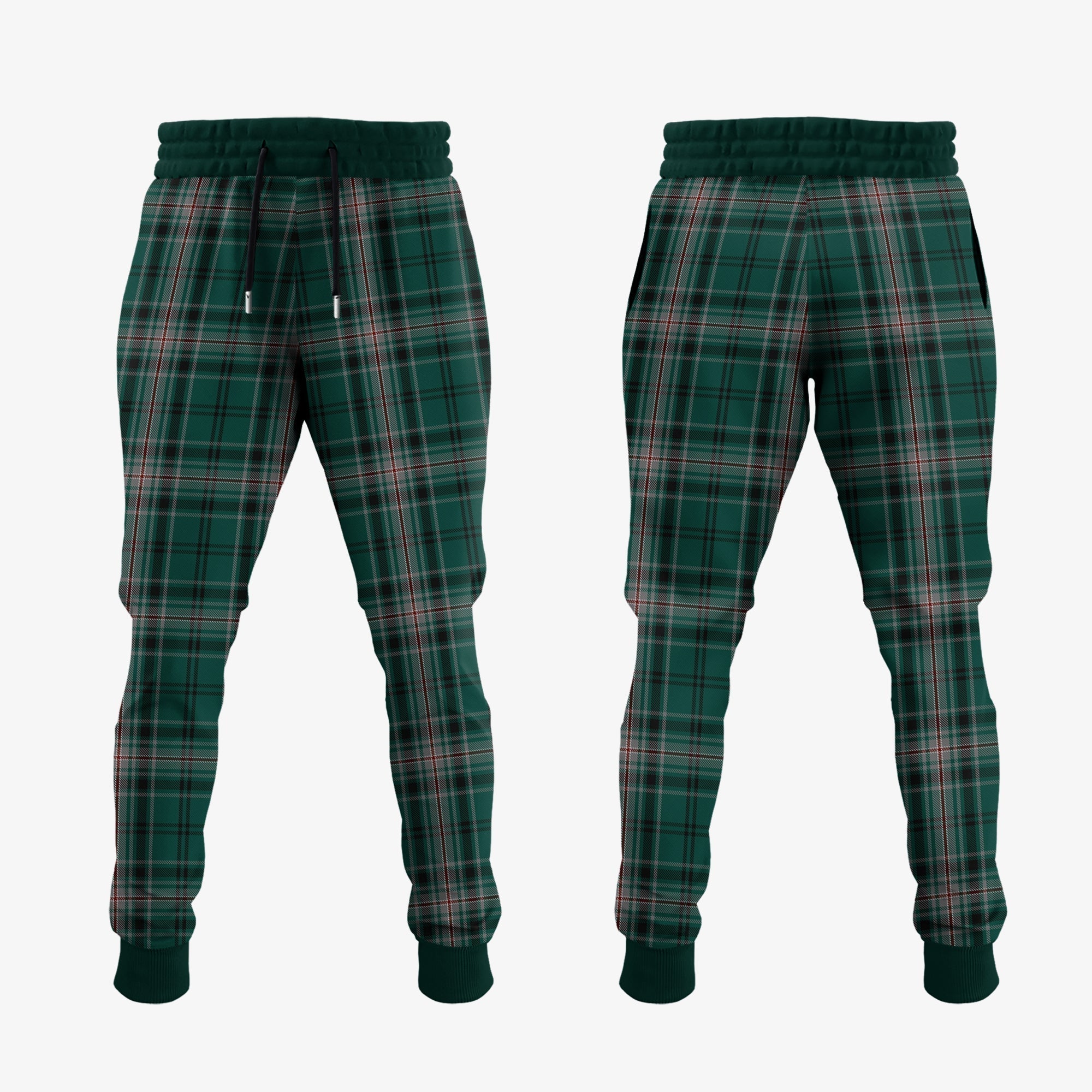 Clan Kelly Of Sleat Hunting Tartan Crest Jogger Sweatpants KW80 Clan Kelly Tartan Today   