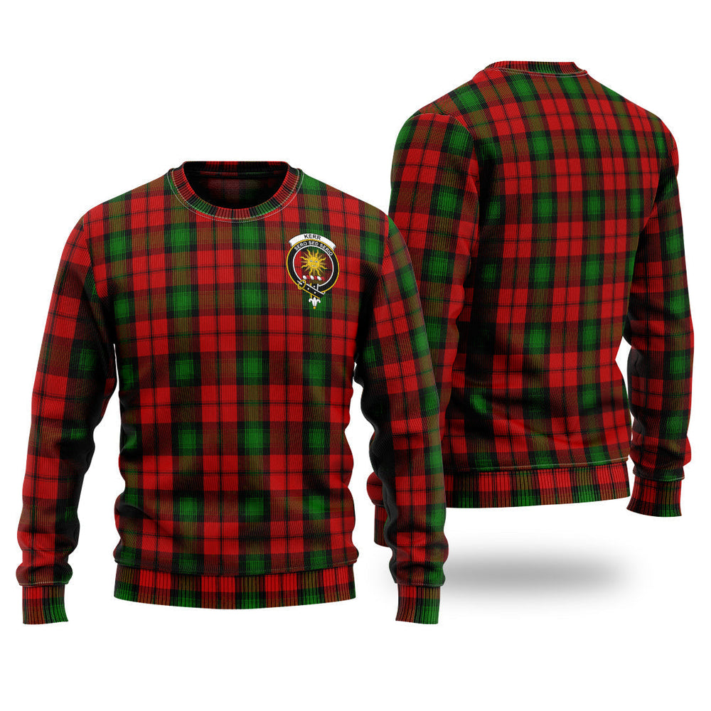 Clan Kerr Tartan Christmas Ugly Sweater ST69 Kerr Tartan Tartan Sweater   