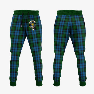 Clan Kerr Hunting Tartan Crest Jogger Sweatpants