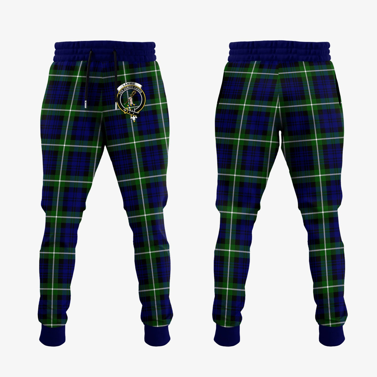 Clan Lammie Tartan Crest Jogger Sweatpants FY16 Clan Lammie Tartan Today   