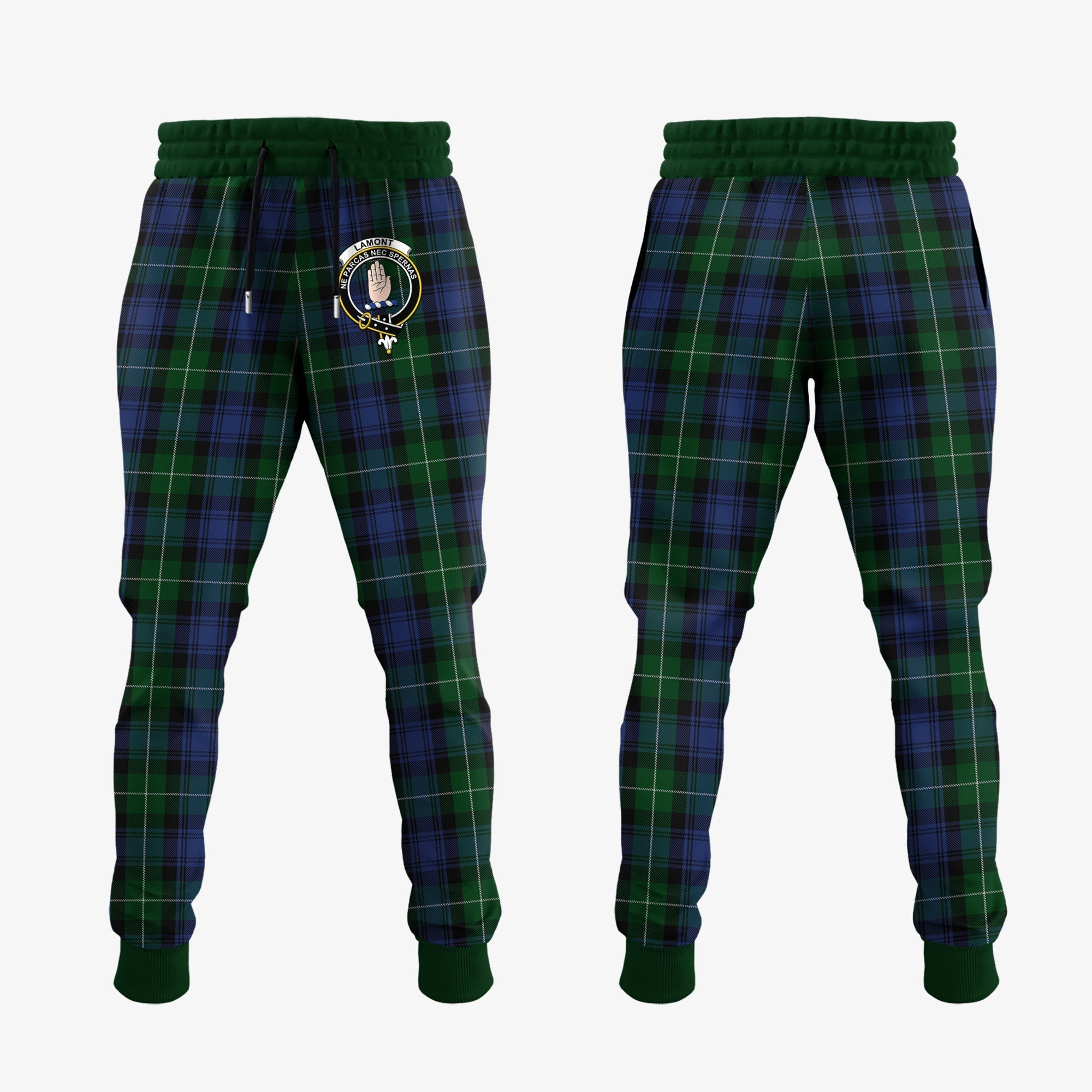Clan Lamont 2 Tartan Crest Jogger Sweatpants KM19 Clan Lamont Tartan Today   