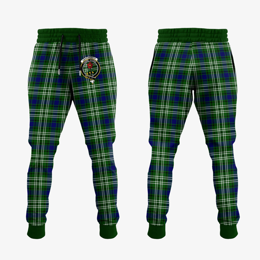 Clan Learmonth Tartan Crest Jogger Sweatpants BG73 Clan Learmonth Tartan Today   