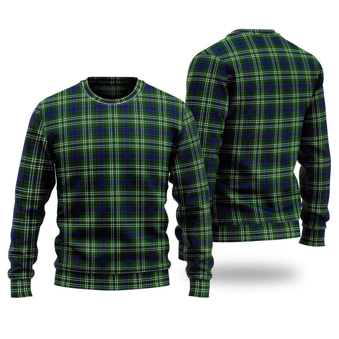 Clan Learmonth Tartan Christmas Ugly Sweater RL42 Learmonth Tartan Tartan Sweater   