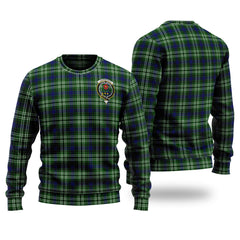 Clan Learmonth Tartan Christmas Ugly Sweater RL42 Learmonth Tartan Tartan Sweater   