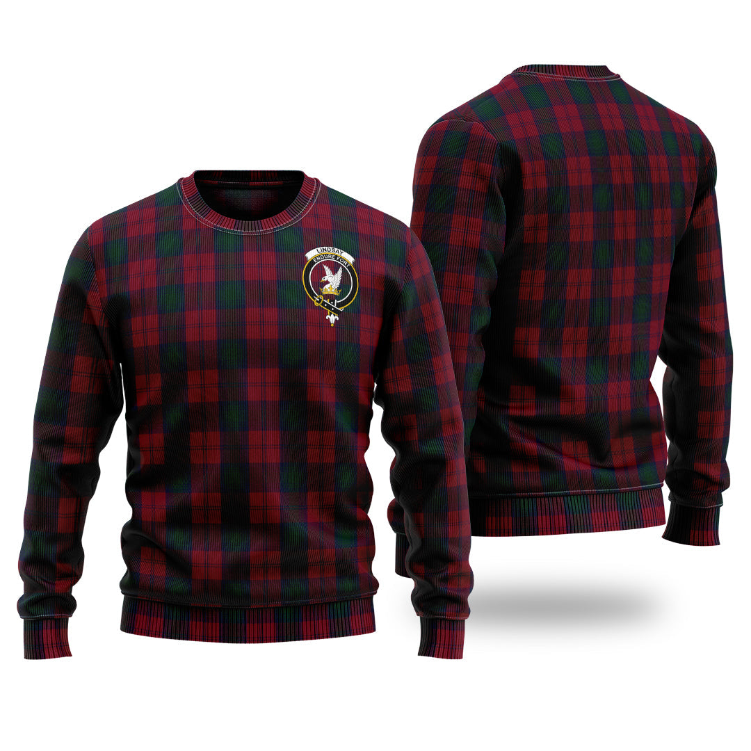 Clan Lindsay Tartan Christmas Ugly Sweater OP42 Lindsay Tartan Tartan Sweater   