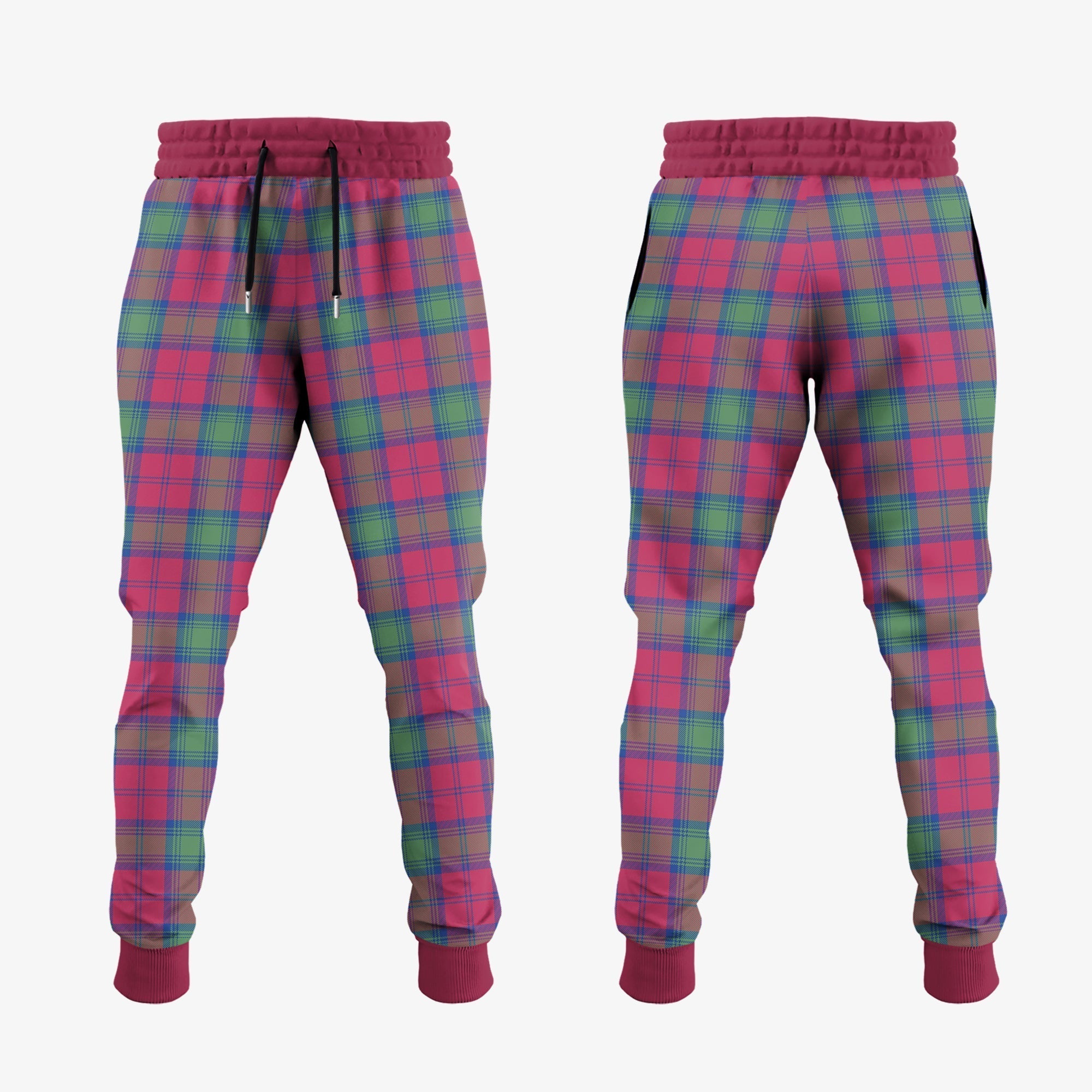 Clan Lindsay Ancient Tartan Crest Jogger Sweatpants WB57 Clan Lindsay Tartan Today   