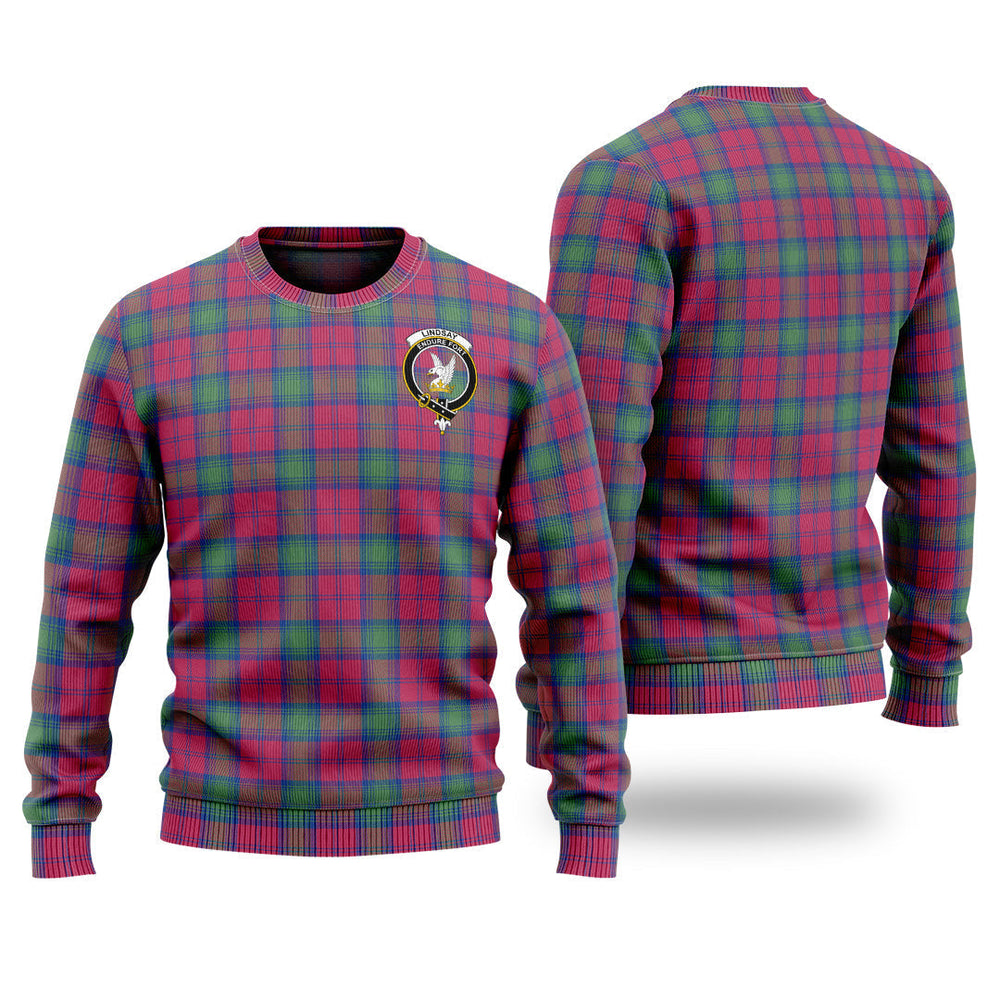 Clan Lindsay Ancient Tartan Christmas Ugly Sweater JS67 Lindsay Ancient Tartan Tartan Sweater   