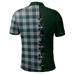 Clan Lindsay Dress Tartan Polo Shirt - Lion Rampant And Celtic Thistle Style QY63 Lindsay Dress Tartan Tartan Polo   