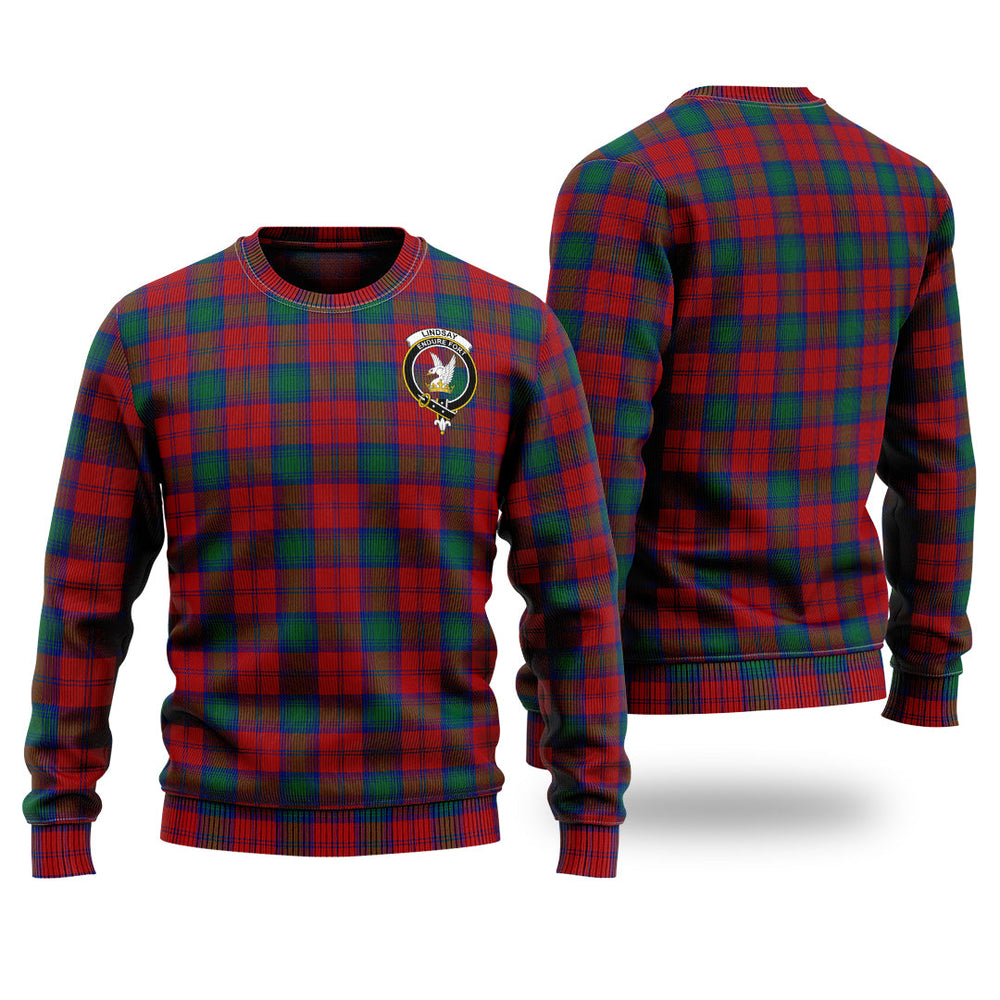 Clan Lindsay Modern Tartan Christmas Ugly Sweater JW24 Lindsay Modern Tartan Tartan Sweater   